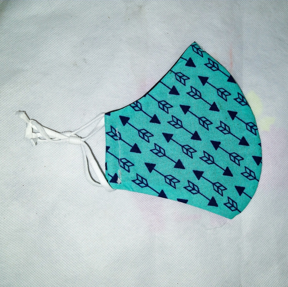 Blue Arrows Facemask